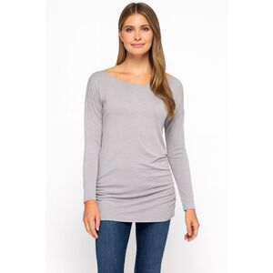 Lucy Heather Yoga Girl Cozy Long Sleeve Extra Coverage Tunic New S